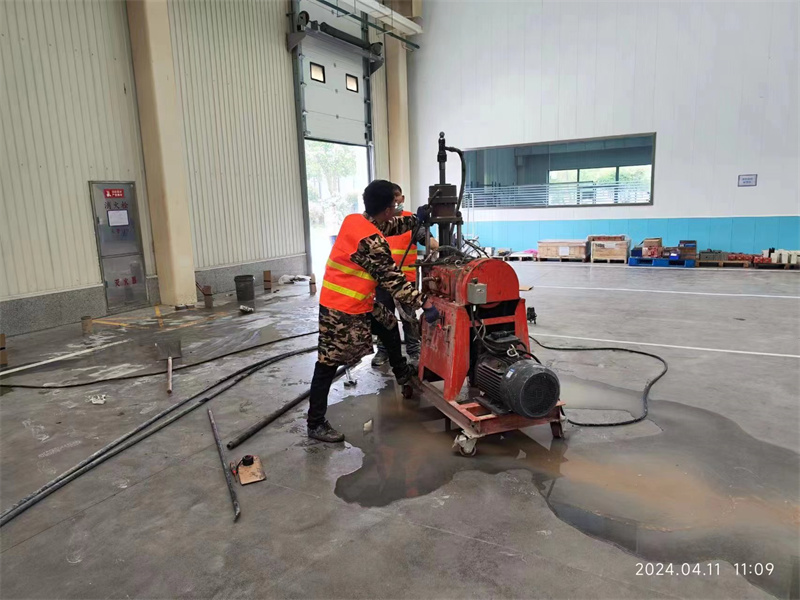 增城厂房地面下沉塌陷注浆加固施工